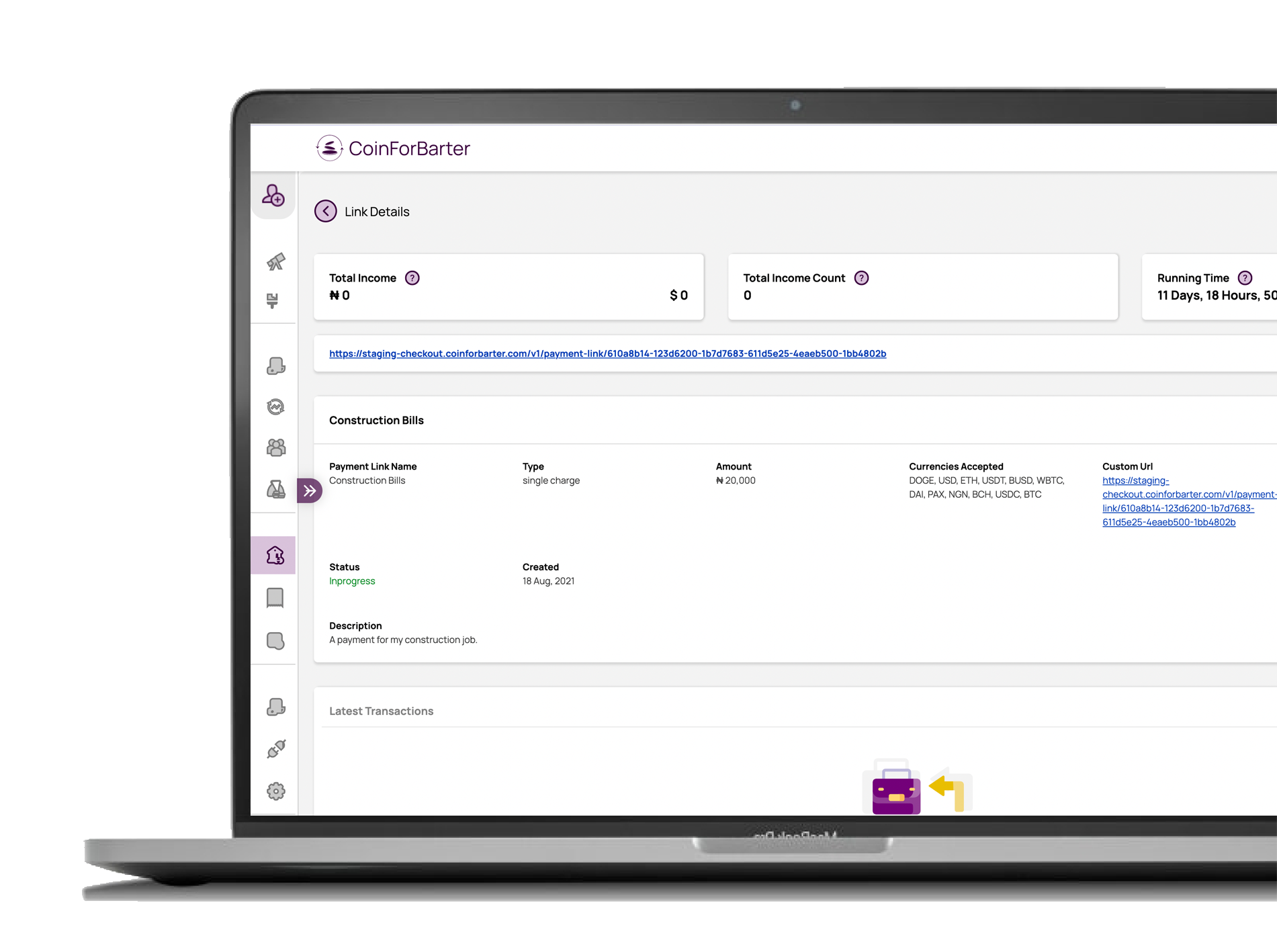 CoinForBarter Checkout